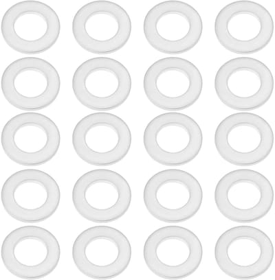 Dailygoods- Olieafvoerplugpakking 20PCS - Afdichtingsring - Aluminium - Geschikt voor Kawasaki NINJA H2 SX/W800/Z1000 - Buiten diameter 22mm - Voorkomt olielekkage - Afdichtring