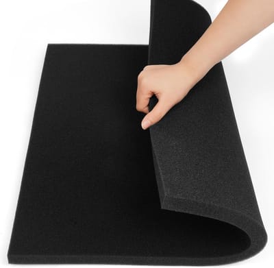 Filter Spons voor Aquariums en Vijvers, Actieve Kool Spons, Filtermat voor Zuiver Water, Geschikt voor Koraalriffen en Kleine Vijvers (50 x 50 x 2 cm, 50 PPI)
