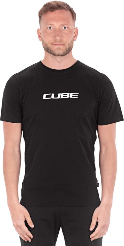 CUBE Organisch Fietsshirt CLASSIC LOGO BLACK S