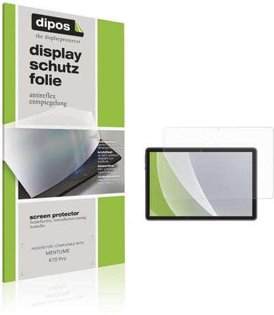 dipos – 2x Matte Beschermfolie geschikt voor MENTUME K70 Pro | Krasbestendige & antireflecterende Screenprotector Ultra-Thin