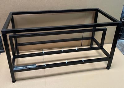 Qrig mining rig frame zwart XL gesloten frame 6-8 GPU