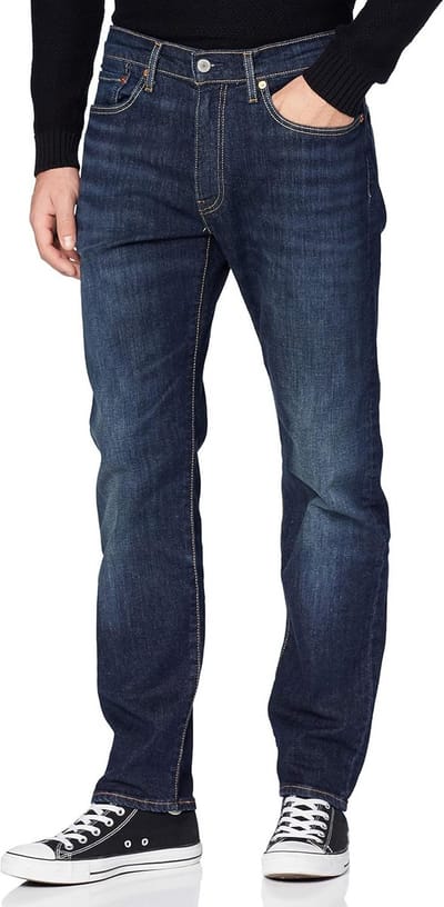 Heren Jeans Tapered Fit Kniekousen voor Elke Pasvorm