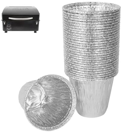 30 Pakken Vet Emmer Liner voor Pellet Grills en Druppellade Accessoires