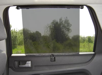 Reer Rolgordijn auto - zonnescherm voor zij- en achterruit - 41 x 46 cm