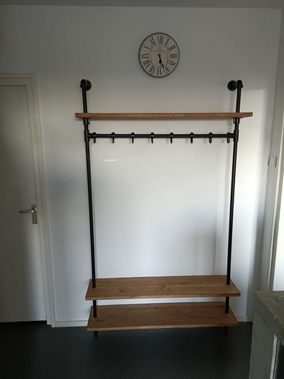 Design85 wandkapstok pracht 100x28x205cm (bxdxh) bruine wax