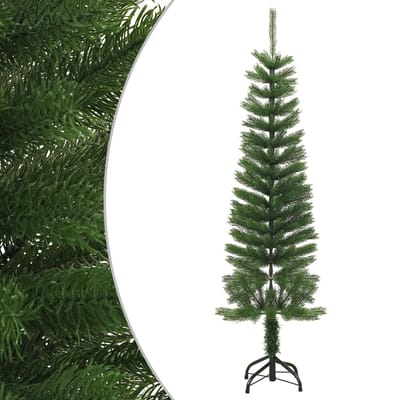 vidaXL - Kunstkerstboom - met - standaard - smal - 150 - cm - PE