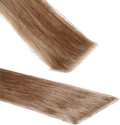 hair2heart Invisible Tape Extensions Echt haar Premium - 10 tapes 40 cm 8/01 lichtblond naturel-as