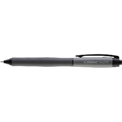 STABILO PALETTE - Rollerball - Met Klikmechanisme - Gel Inkt - Zwart - Fine 0,4 mm - Doos 10 Stuks