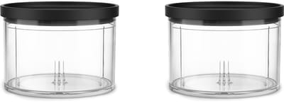 KitchenAid 5KTCRBA35 - Keukenmachine Accessoire - 2 kommen voor KitchenAi Go Hakmolen - 830 ML