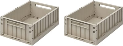 Liewood Weston Opberg Box M - 2 Stuks - Sandy
