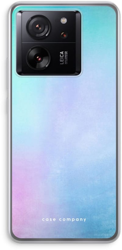 Case Company® - Hoesje geschikt voor Xiaomi 13T Pro hoesje - Mist pastel - Soft Cover Telefoonhoesje - Bescherming aan alle Kanten en Schermrand