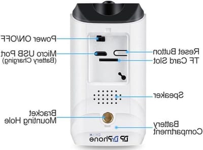 IP Camera - Beveiligingscamera - Huisbewaking - Draadloze WiFi - 1080P Full HD - Zwart
