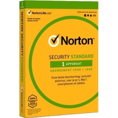 Norton Security Standard | 1 apparaat | 1 jaar | antivirus inbegrepen