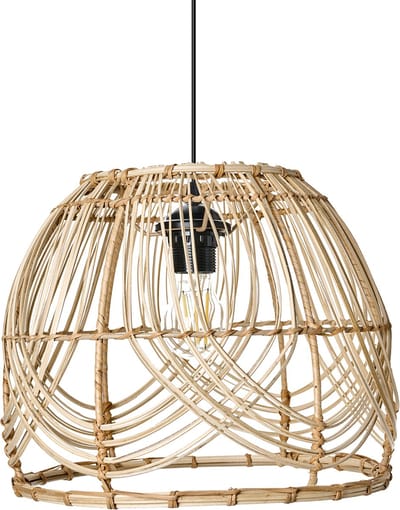 POSTRERO - Hanglamp - Naturel - Rotan