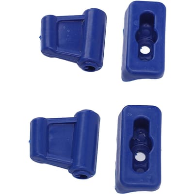 Ensemble de Clips de Pare-Soleil VEP101693 Plastique Haute Résistance Clip Support de Pare-Soleil de Voiture pour R107 19711989 bleu