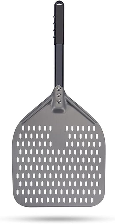 Pizzaschep Aluminium - Bakaccessoires Pizza - Pizza Bakken - Lange Steel - 300 Gram - Zilver