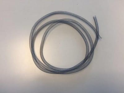 Metaal Fish Net Tube anthraciet 5 Millimeter 1Meter