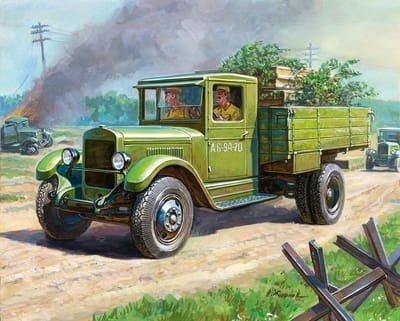Zvezda - Soviet Truck Zis-5 (Zve6124) - modelbouwsets, hobbybouwspeelgoed voor kinderen, modelverf en accessoires