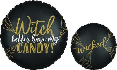 "Wicked Satin" FolieBallon, 43 cm