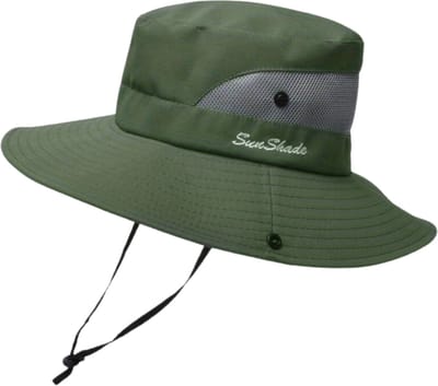 Bovista Zonnehoed - Reishoed - UV Beschermende Hoed - Bucket Hat - Festival - Pet - Hoedje Voor Dames & Heren - Hoofdbescherming - Legergroen