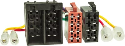 SnelShoppen - Universele ISO Plug naar ISO Plug Adapterkabel 15/30 Rotatie 4 Speakers Voor Auto's - Extensie Kabel Voor Radio's - Geschikt Voor Divers