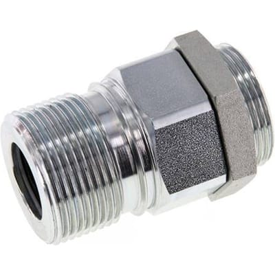 Stalen EDBRO Schroefkoppelingen G 3/4 inch Binnendraad Vaste Helft D 44.5 mm