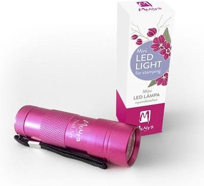 Moyra Mini UV - LED Lamp - Draadloos - Nagellamp - Fixeert snel polygel - Roze