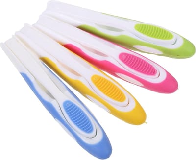 Opvouwbare Tandenborstel Set - Reis Tandenborstel - Hygiënisch Reizen - Beschermende Kop - 4 Stuks - Diverse Kleuren