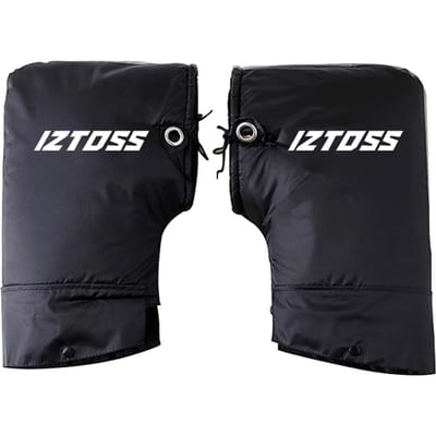 Motorfiets Stuur Handschoenen Winddicht Waterdicht Motorfiets Wanten Grip Stuurmof Zwart S 16cm