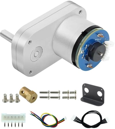 Metalen Gear Motor - DC Motor - Robotica Projecten - Hall Encoder Feedback - 1:40 Reductie - Metaal