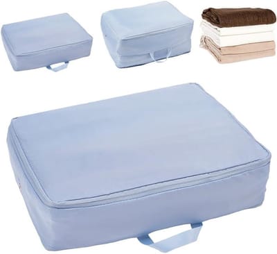 Opbergzakken Zelf Druk - Kleding Opbergers - Ruimte Besparen - Zelf Compressie Systeem - 40 x 30 x 18 cm