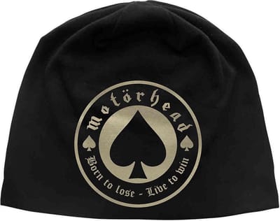 Motorhead - Born To Lose Beanie Muts - Zwart
