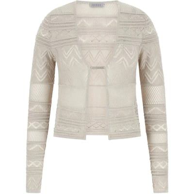 Guess Nellie Cardigan Beige S Vrouw