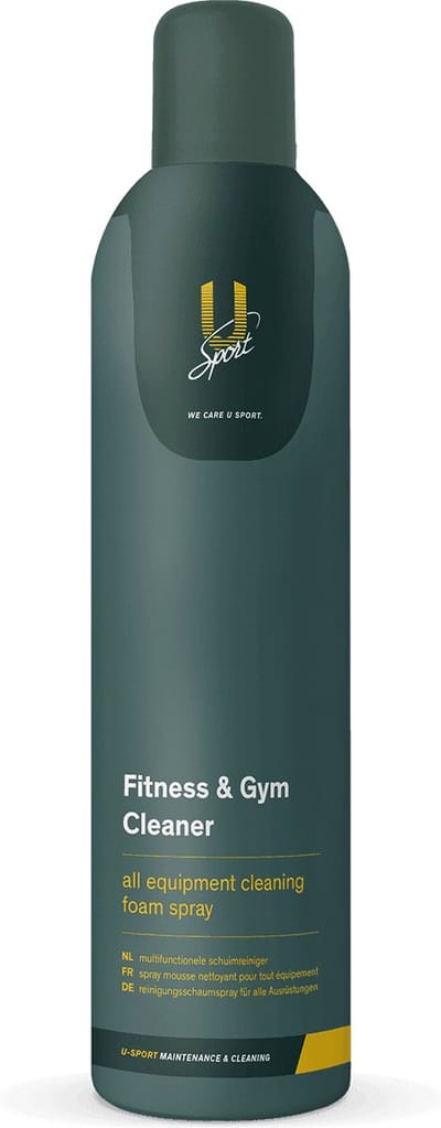 U-Sport Fitness & Gym Cleaner - 400 ml - Schuimreiniger voor Sportapparatuur & Fitnessmatten - Waterloos - Citrusgeur