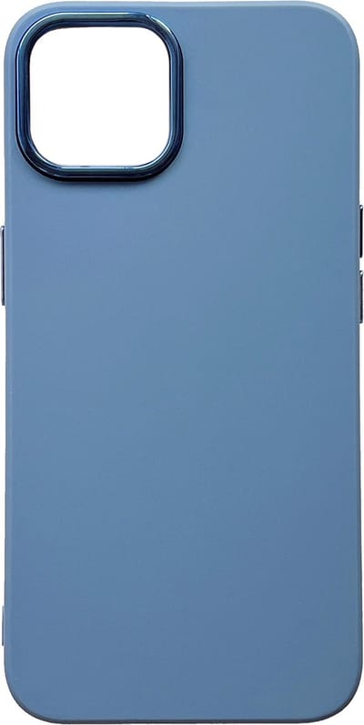 Casemania Hoesje Geschikt voor Apple iPhone 14 - Blauw - Shockproof Siliconen Back Cover
