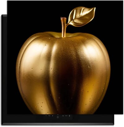 KitchenArt - Eve's Edition - Inductie Beschermer - 59x52 cm - Kookplaat Beschermer - Luxe Afdekplaat Inductieplaat - Anti-slip & Oprolbaar - Beschermmat Inductiekookplaat