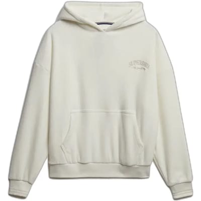 Superdry - Country Club Velour Relaxed Hoodie - Dames - Hoodies