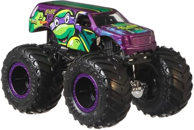 Hot Wheels Teenage Mutant Ninja Turtles Donatello - 9 cm - Die Cast voertuig - Spaar ze allemaal