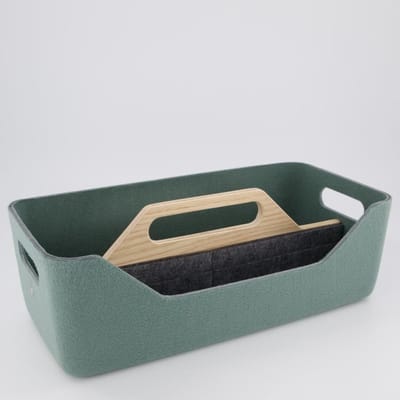 Bureau Organizer - Opberger Tas - Flexibel Werken - Gerecycled PET-Vilt - 8 Liter - Blauwgroen