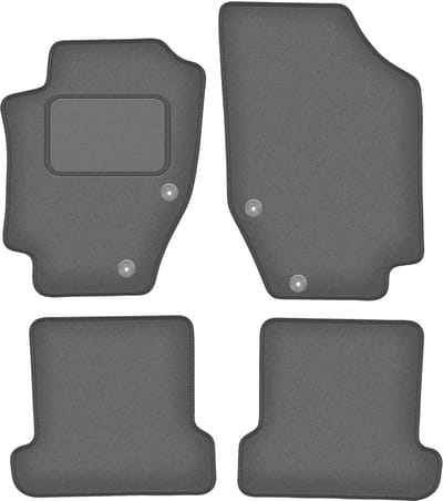 Wielganizator WLG-CARLUX Serie - Auto Vloermat - Grafiet - Peugeot 307CC Cabrio (2003-2008)