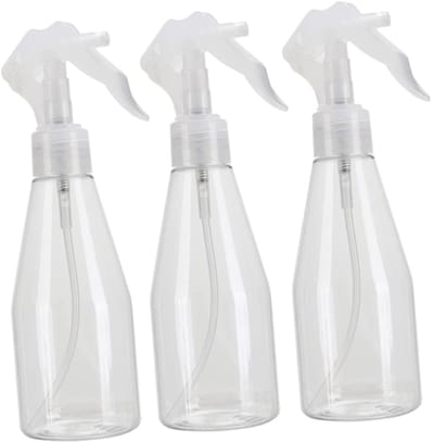YAGXIG 3-pack 200ml kleine doorzichtige plastic spuitflessen - Handsprayflessen - Geschikt voor reiniging, plantenbewatering en hydratatie