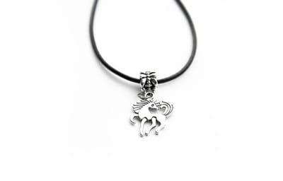 GoedeDoelen.Shop | Veterketting Happy Horse | Paarden Ketting | Paarden Sieraad | Vriendschapsketting | Dieren Sieraad | Dierenwelzijn | Cadeautje | Love Horses | Happy Horse | Wellness-House