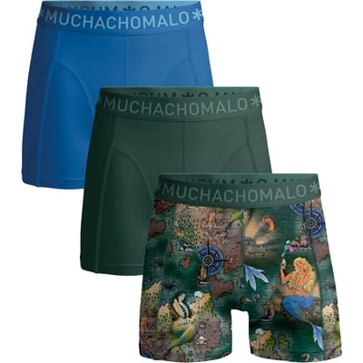 Muchachomalo Boxershort heren – 3 Pack – 95% Katoen – Heren Ondergoed – Kleding – Stevig Ondergoed – Onderbroeken Heren