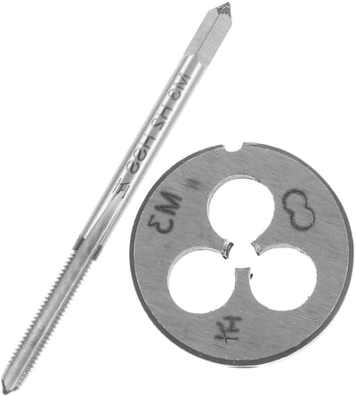 Tap Die Wrench Kit - Draadsnijgereedschap Set - Schroefdraad Herstellen - Links Draadsnijgereedschap - 10 x 10 x 1 cm