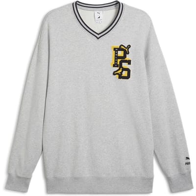 Puma Sweatshirts - PUMA x STAPLE V-neck crew TR - S tot L - voor Mannen - grijs