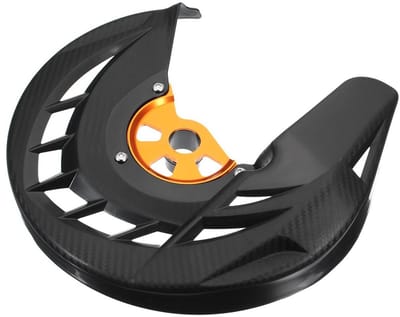 Cosensi- Remschijf Beschermende Afdekking - Voor KTM 125-530 SX/SXF/XC/XCF - Geschikt voor Remschijven tot 275 mm - Kunststof/Aluminium - Eenvoudig te Installeren - Remschijfbeschermer