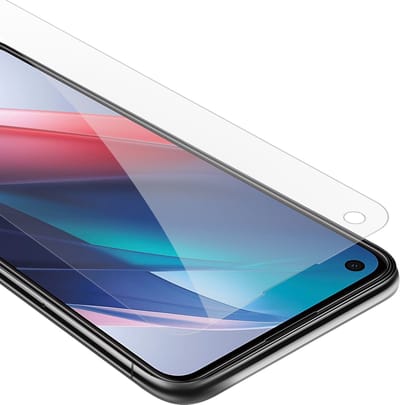 Cadorabo Screenprotector geschikt voor Oppo FIND X3 LITE - Pantser film Beschermende film in KRISTALHELDER Geharde (Tempered) display beschermglas in 9H hardheid met 3D Touch