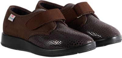 Varomed - Zürich - luxe stretch verbandschoenen - Mokka - CE keurmerk