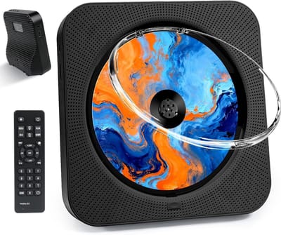 Draagbare CD-speler - Muziek Speler - Muziek Luisteren - Bluetooth 5.1 - 18 x 17 x 6 cm - Zwart