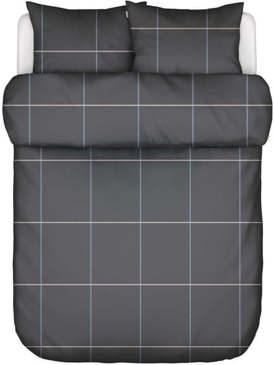 Marc O'Polo Suvie Dekbedovertrek Antraciet - Lits-Jumeaux - 240x200/220 cm